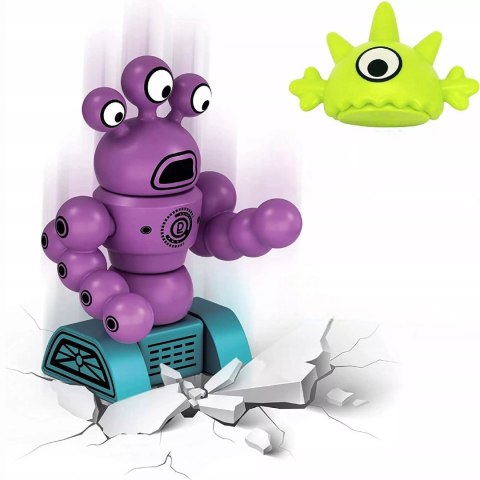 Magnetyczny Potwór Robot Figurka dla dzieci 18m+ Zabawka Edukacyjna Luxma