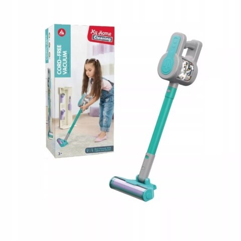 Odkurzacz dla Dzieci Pionowy + Stacja Zestaw do Sprzątania 3 Ssawki Dźwięki Luxma