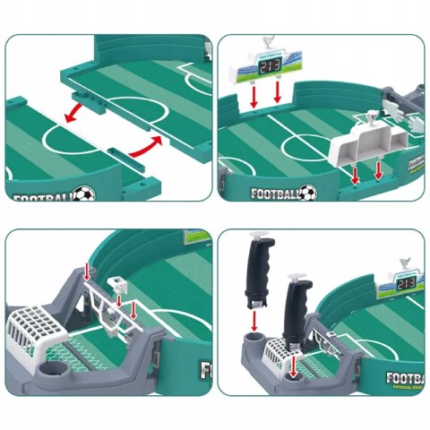 Piłkarzyki Stołowe Gra Zręcznościowa dla Dzieci i Dorosłych Rodzinna Zabawa Luxma