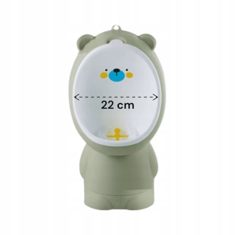 Pisuar MIŚ stojący z możliwością mocowania na ścianie nocnik do nauki Luxma