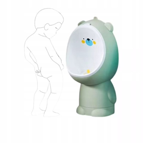 Pisuar MIŚ stojący z możliwością mocowania na ścianie nocnik do nauki Luxma