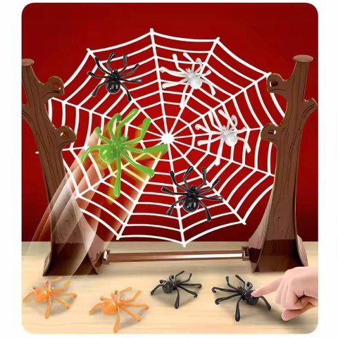 Skaczące Pająki Gra Zręcznościowa dla Dzieci Rodziny 16 Pająków 2-4 graczy Luxma