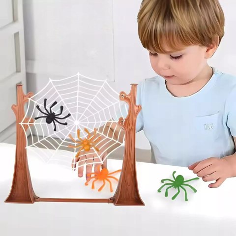 Skaczące Pająki Gra Zręcznościowa dla Dzieci Rodziny 16 Pająków 2-4 graczy Luxma