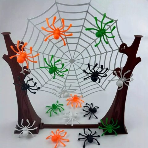 Skaczące Pająki Gra Zręcznościowa dla Dzieci Rodziny 16 Pająków 2-4 graczy Luxma