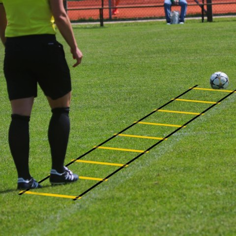 Drabinka gimnastyczna treningo do ćwiczeń 6m żółta Kik Sp. z o. o. Sp. k.