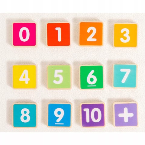 Drewniana Żabka Montessori do Nauki Liczenia Nauka przez Zabawę dla dzieci Luxma