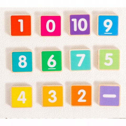 Drewniana Żabka Montessori do Nauki Liczenia Nauka przez Zabawę dla dzieci Luxma