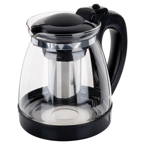Dzbanek z Zaparzaczem do Napojów Herbaty Ziół Naparów Szklany VILDE 2 l