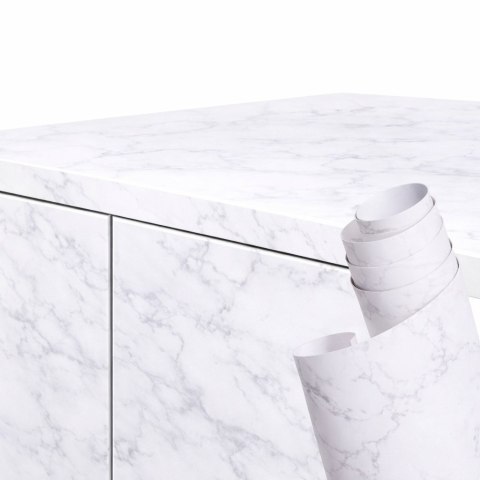 Folia rolka samoprzylepna okleina tapeta biały marmur - magnolia 1,22x50m Kik Sp. z o. o. Sp. k.