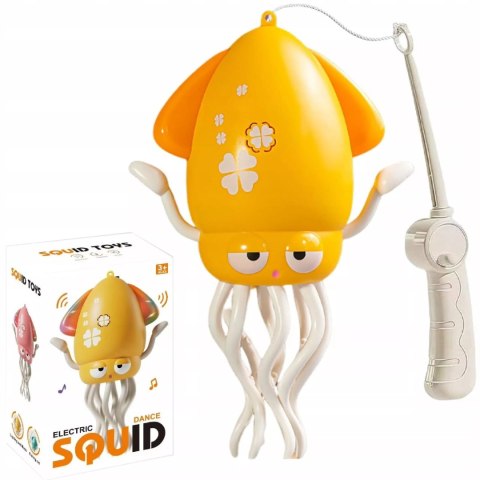 Interaktywna Ośmiornica Tańcząca USB - dla dzieci z Muzyką i LED + Wędka Luxma