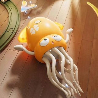 Interaktywna Ośmiornica Tańcząca USB - dla dzieci z Muzyką i LED + Wędka Luxma