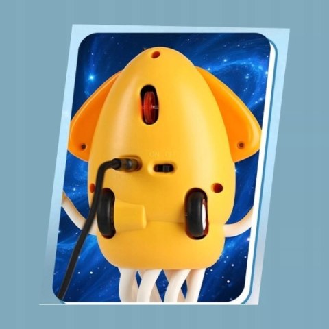 Interaktywna Ośmiornica Tańcząca USB - dla dzieci z Muzyką i LED + Wędka Luxma