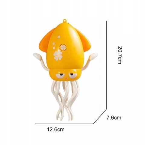 Interaktywna Ośmiornica Tańcząca USB - dla dzieci z Muzyką i LED + Wędka Luxma