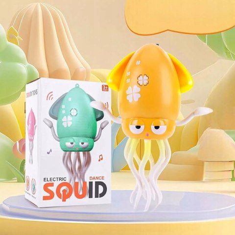 Interaktywna Ośmiornica Tańcząca USB - dla dzieci z Muzyką i LED + Wędka Luxma