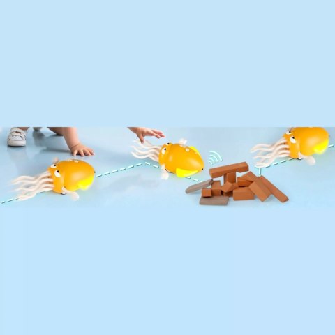 Interaktywna Ośmiornica Tańcząca USB - dla dzieci z Muzyką i LED + Wędka Luxma