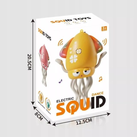 Interaktywna Ośmiornica Tańcząca USB - dla dzieci z Muzyką i LED + Wędka Luxma