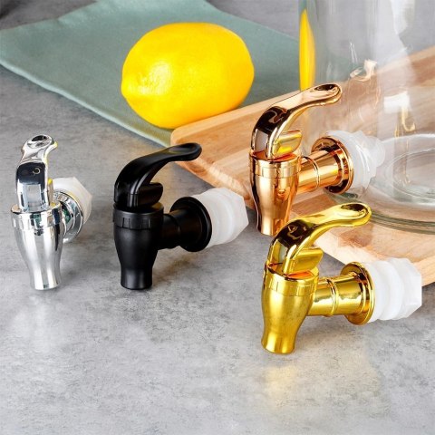 Kranik do Słoja na Napoje Złoty VILDE Uniwersalny Praktyczny na Co Dzień