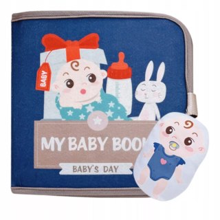 Książeczka filcowa dla dzieci odczepiane elementy rzepy Montessori tablica Luxma