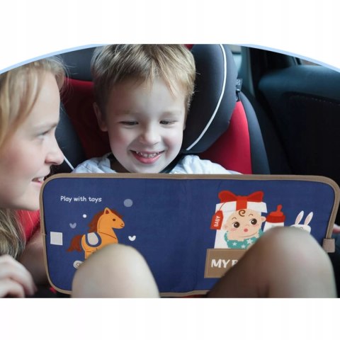 Książeczka filcowa dla dzieci odczepiane elementy rzepy Montessori tablica Luxma