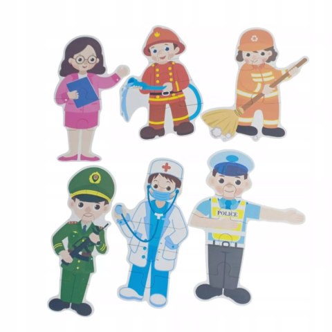 Moje pierwsze puzzle zawody 28 el. w kolorowej puszce dla dzieci Luxma