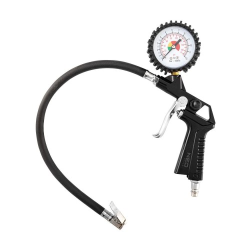 PISTOLET DO POMPOWANIA Z MANOMETREM NEO