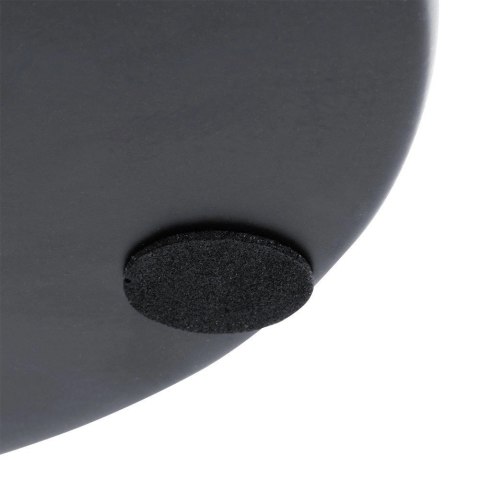 Podstawka pod Kompozycje Okrągła Metalowa 30 cm VILDE Czarna Matowa