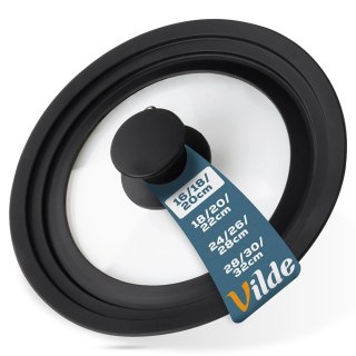 Pokrywka Szklana Uniwersalna Silikon 16 18 20 cm 3W1 VILDE Zmywarka