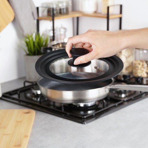 Pokrywka Szklana Uniwersalna Silikon 16 18 20 cm 3W1 VILDE Zmywarka