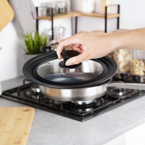 Pokrywka Szklana Uniwersalna Silikon 18 20 22 cm 3W1 VILDE Zmywarka