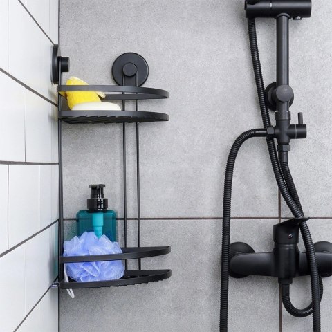 Półka pod Prysznic Prysznicowa Metalowa Narożna BATHROOM SOLUTIONS 38 cm