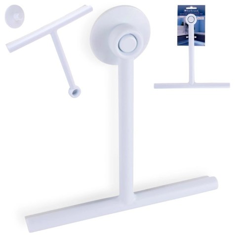 Ściągaczka do Szyb z Przyssawką 22 cm BATHROOM SOLUTIONS Biała