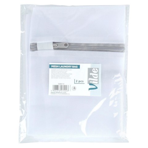 Siatka do Prania Worki na Bieliznę 2 szt. 29 x 39 cm Zamek VILDE