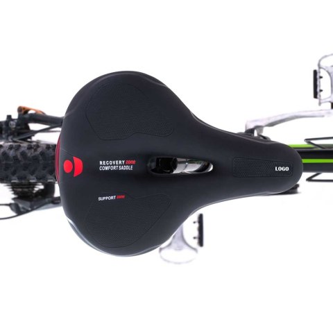 Siodełko rowerowe RALLEX sportowe wygodne pianka elastyczna lampka LED Kik Sp. z o. o. Sp. k.