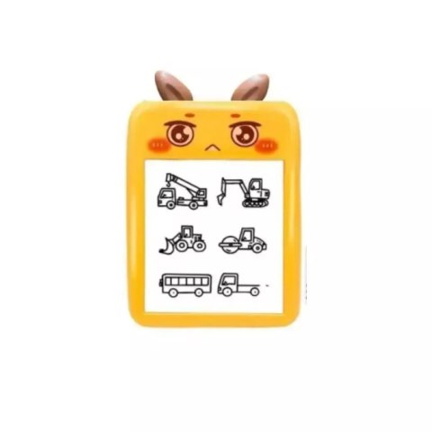 Tablica magnetyczna do rysowania dla dzieci układanka auta pojazdy pisak Luxma