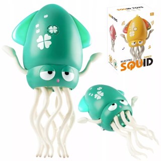 Tańcząca Ośmiornica USB - Interaktywna Zabawka z Muzyką i LED + Wędka Luxma