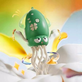 Tańcząca Ośmiornica USB - Interaktywna Zabawka z Muzyką i LED + Wędka Luxma