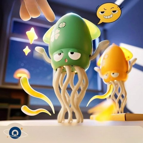 Tańcząca Ośmiornica USB - Interaktywna Zabawka z Muzyką i LED + Wędka Luxma