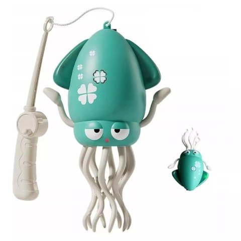 Tańcząca Ośmiornica USB - Interaktywna Zabawka z Muzyką i LED + Wędka Luxma