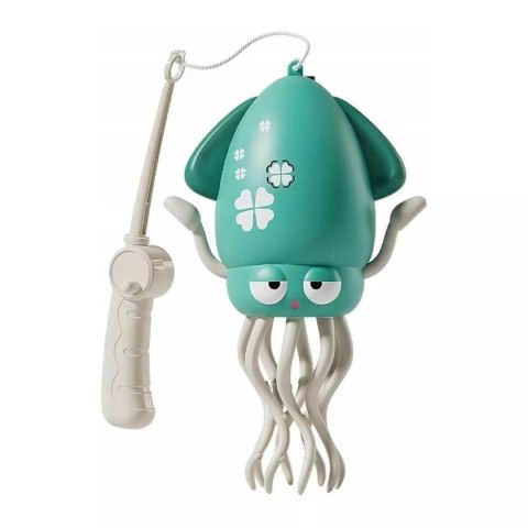 Tańcząca Ośmiornica USB - Interaktywna Zabawka z Muzyką i LED + Wędka Luxma