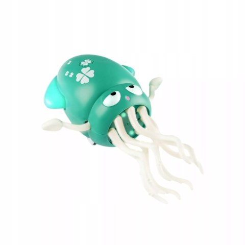 Tańcząca Ośmiornica USB - Interaktywna Zabawka z Muzyką i LED + Wędka Luxma