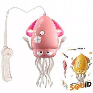 Tańcząca Ośmiornica USB - Zabawka Interaktywna z Muzyką i LED + Wędka Luxma