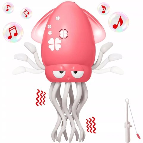 Tańcząca Ośmiornica USB - Zabawka Interaktywna z Muzyką i LED + Wędka Luxma