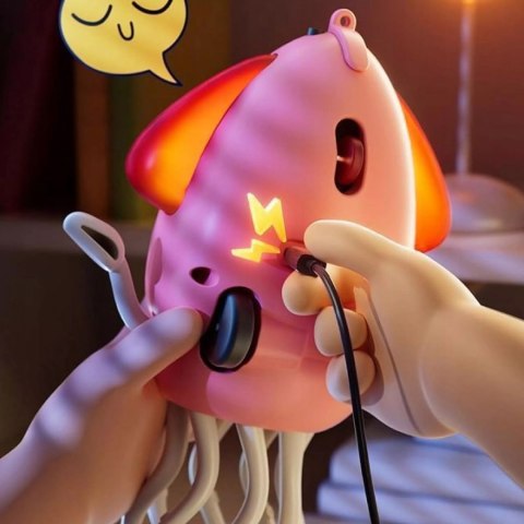 Tańcząca Ośmiornica USB - Zabawka Interaktywna z Muzyką i LED + Wędka Luxma