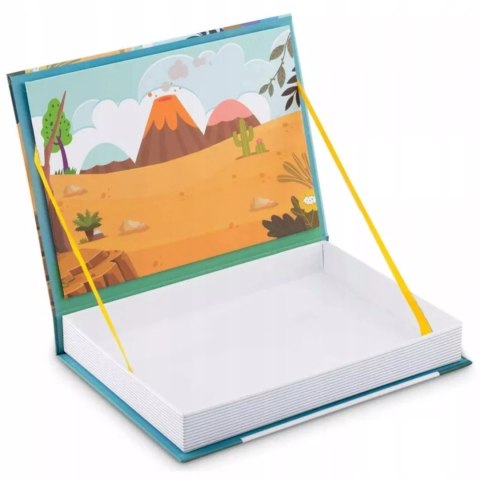 Układanka magnetyczna Montessori dinozaury puzzle magnetyczne dla dzieci Luxma