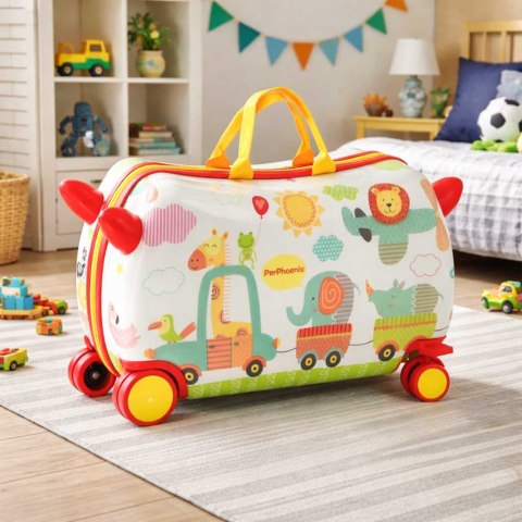 Walizka podróżna dla dzieci na kółkach bagaż podręczny ZOO Kik Sp. z o. o. Sp. k.