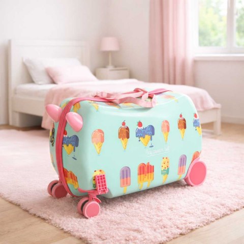 Walizka podróżna dla dzieci na kółkach bagaż podręczny lody Kik Sp. z o. o. Sp. k.