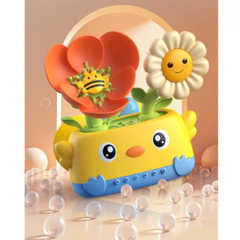 Zabawka wodna do kąpieli dla niemowląt prysznic kwiatek z przyssawkami Luxma