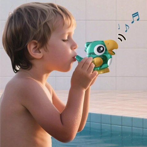 Zabawka wodna do kąpieli dla niemowląt prysznic ptaszek z przyssawkami Luxma