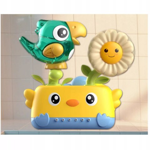 Zabawka wodna do kąpieli dla niemowląt prysznic ptaszek z przyssawkami Luxma