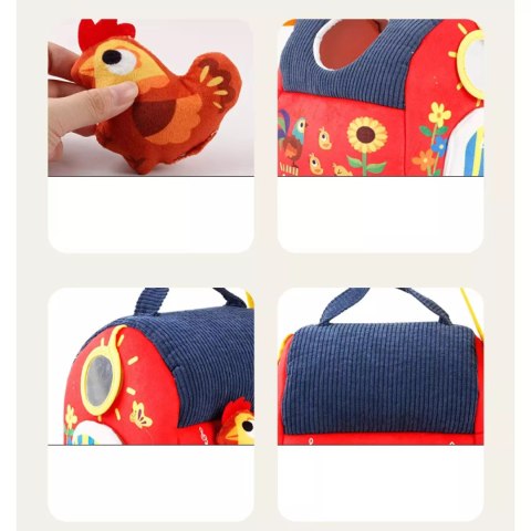 Zestaw Montessori 7w1 Farma Sensoryczna Domek Wiatrak 6-12 m+ dla dzieci Luxma